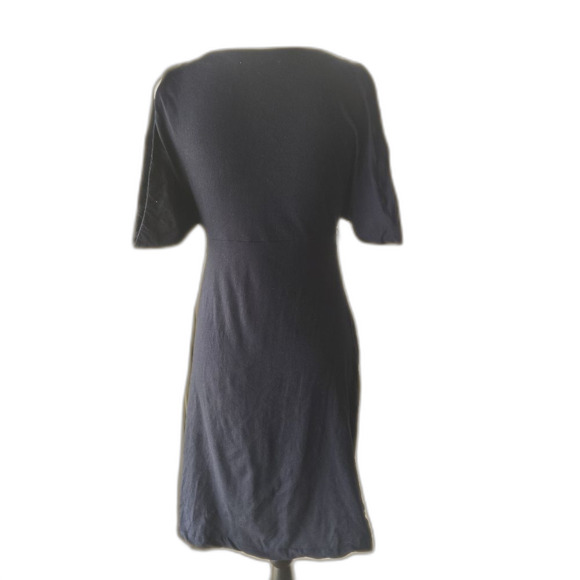 Tibi Black Wrap Dress with Dragonfly Accents Medium - Picture 6 of 12